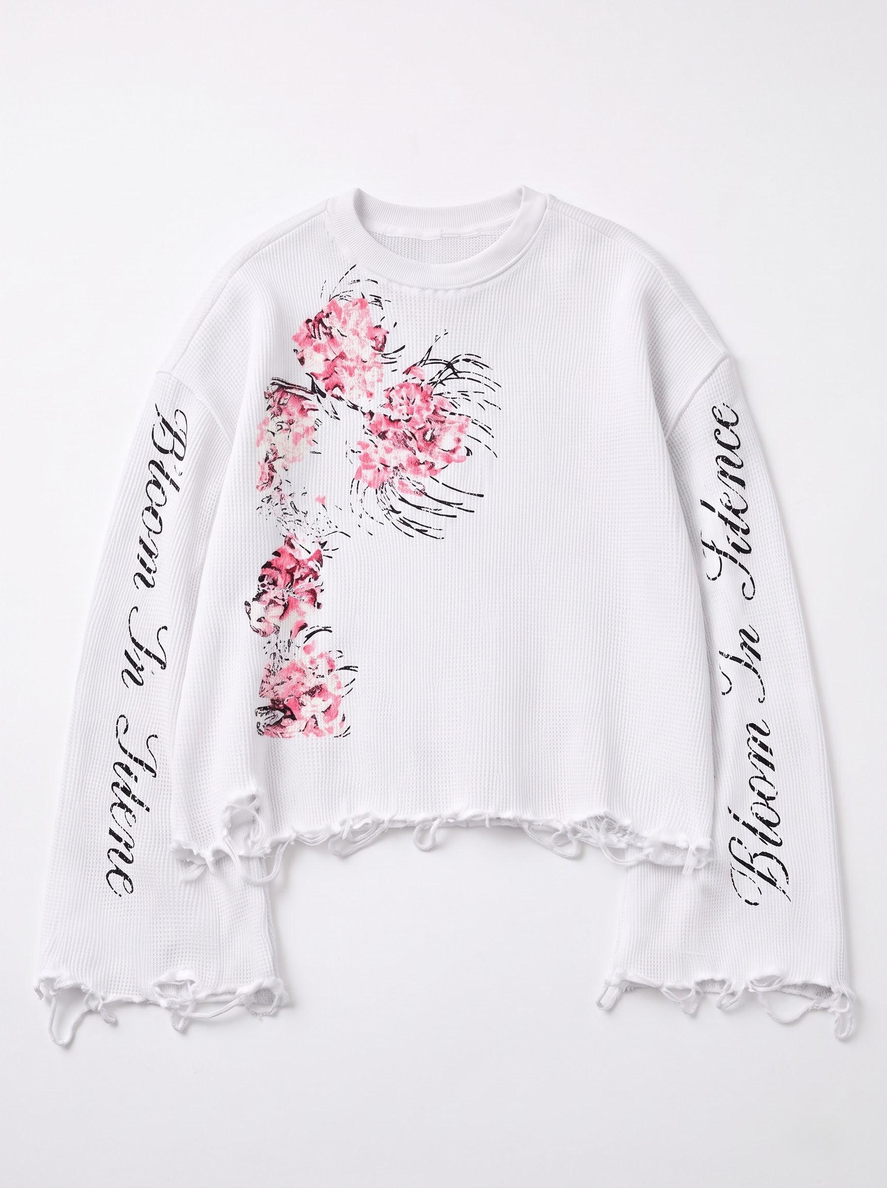 Sakura Bloom Waffle Tee - Image 1