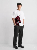 Crimson Equine Floral Tee