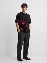 Crimson Equine Floral Tee