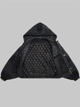 Shadow Lock Hooded Bomber Jacket
