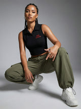 Not Yours Sleeveless Polo Top