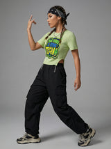 Acid Pop Techno Crop Tee
