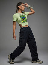 Acid Pop Techno Crop Tee