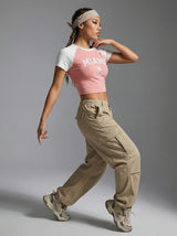 Peach Paradise Crop Tee
