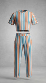 Lagoon Stripe Co-Ord Set