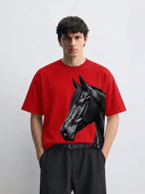 Crimson Stallion Tee