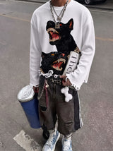 Noir Fang Waffle Tee