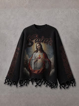 Saints Waffle Knit Tee