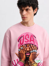 Pink Hustle USA Sweatshirt