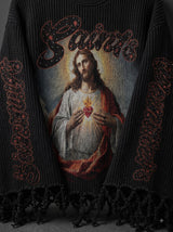 Saints Waffle Knit Tee