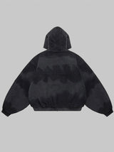 Shadow Lock Hooded Bomber Jacket