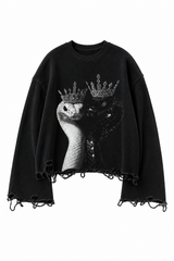 Crowned Serpents Waffle Tee