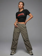 Trauma Made Me Hot Crop Tee