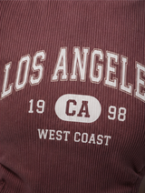 BADBEE Los Angeles Drawstring Crop Tee